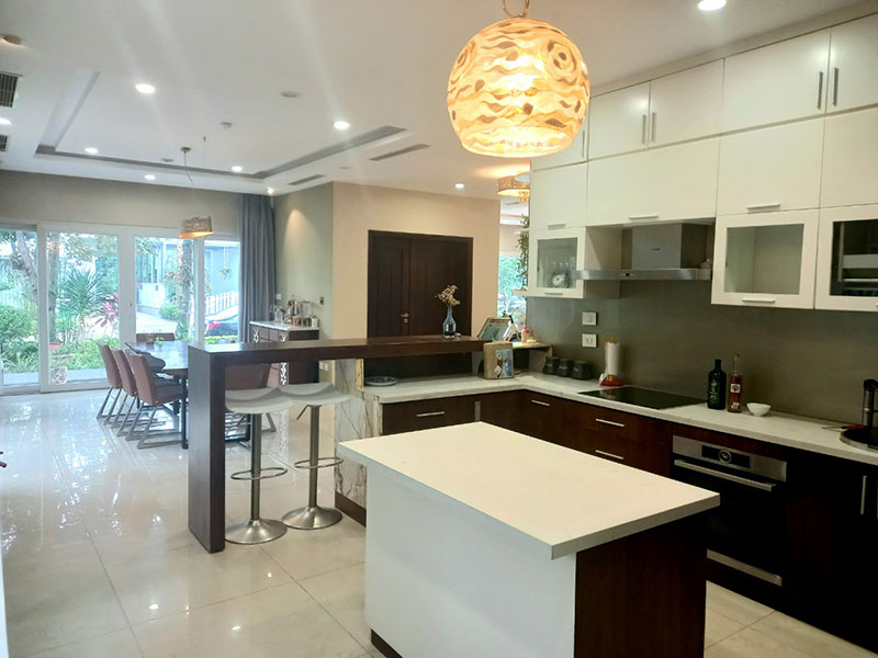 Corner villa in Vuon Mai with 4 bedrooms , Ecopark village 6