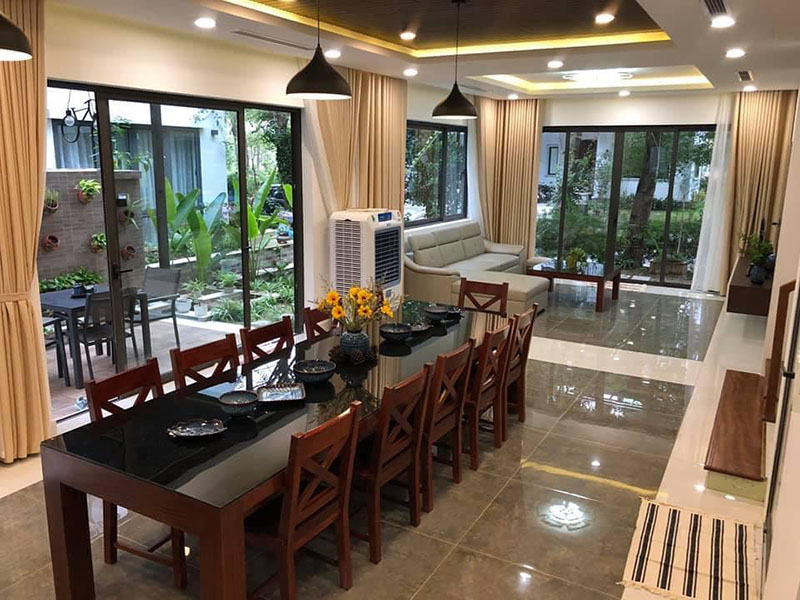 Garden villa with nice furniture in Park River 3