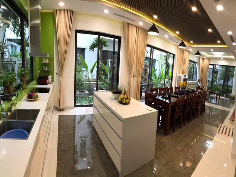 Garden villa with nice furniture in Park River 4