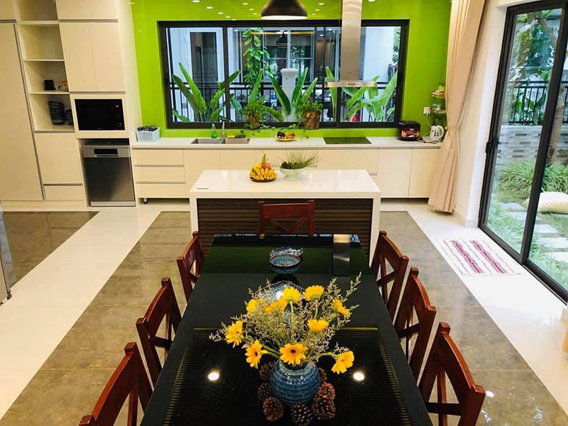 Garden villa with nice furniture in Park River 7